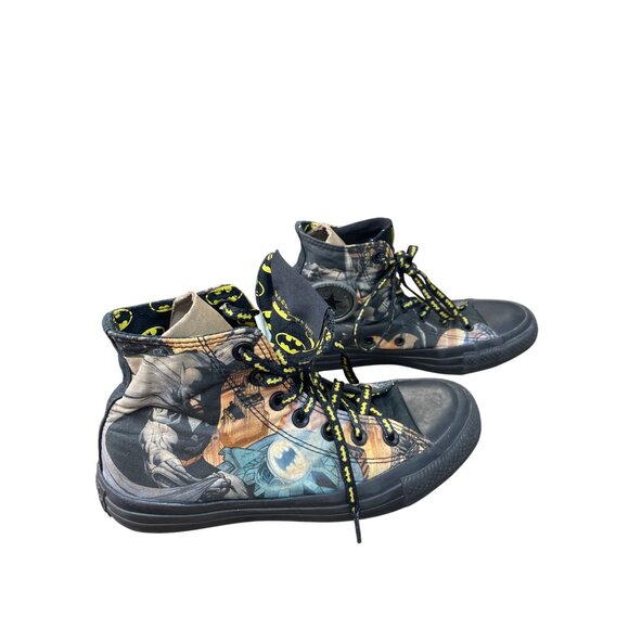 Converse Batman High-Top womans leather canvas sneakers Size 7 SKU 8980 - Picture 5 of 16